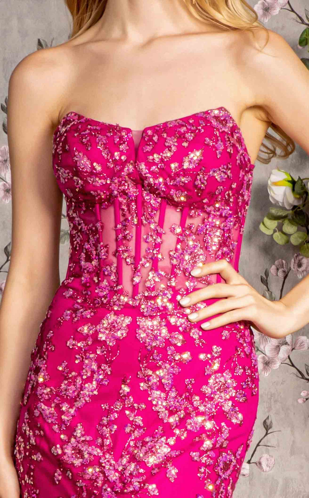 Exquisite GLS by Gloria GL3216 Dress detail view - VOLAKK