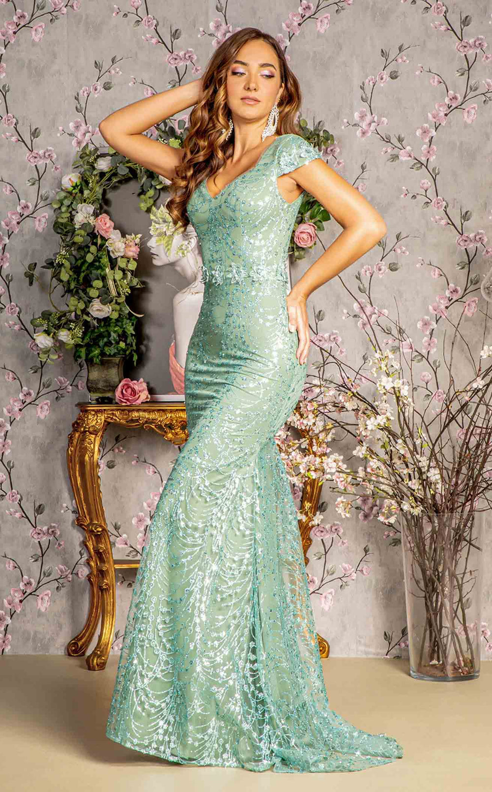Exquisite GLS by Gloria GL3414 Dress detail view - VOLAKK