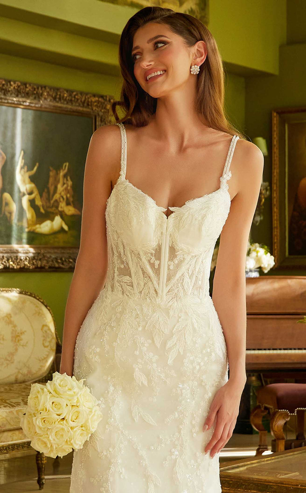 Exquisite GLS by Gloria GL3531 Bridal Dress detail view - VOLAKK