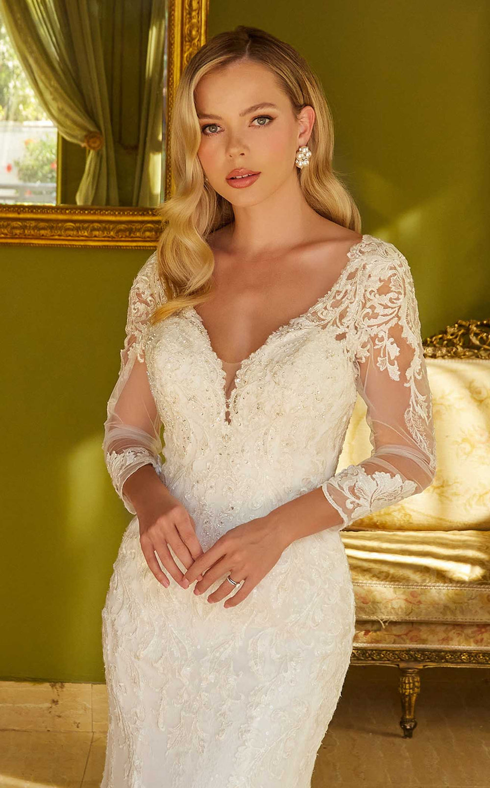 GLS by Gloria GL3535 Bridal Dress details - VOLAKK