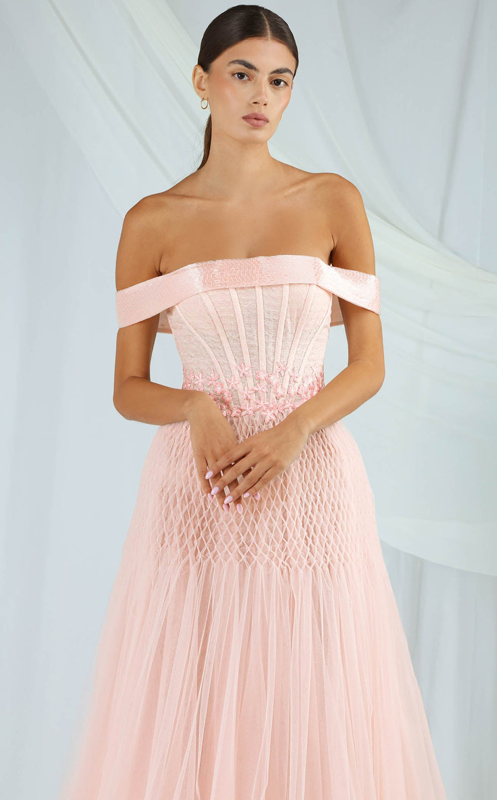 Exquisite Gatti Nolli Couture OP7281 Dress detail view - VOLAKK