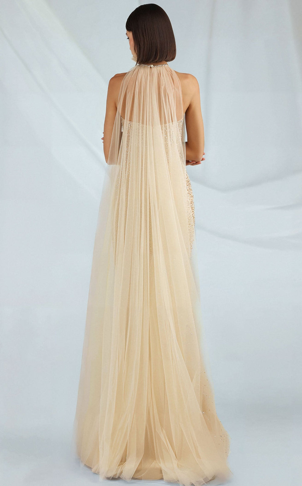 Exquisite Gatti Nolli Couture OP7448 Dress detail view - VOLAKK