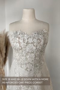2 in 1 Wedding Dress Mitsis With Detachable Protea Skirt view 15