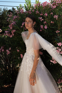 Tea Length Lace Wedding Dress Luche view 2