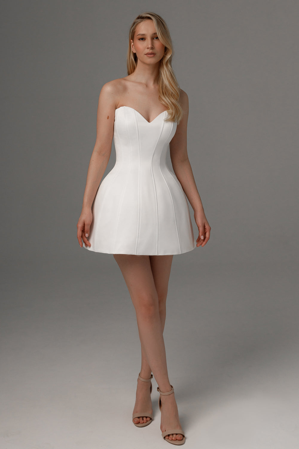 2 in 1  Wedding Dress Steltella with The Detachable Skirt details - VOLAKK