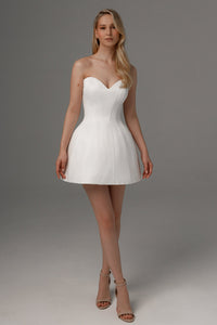 2 in 1  Wedding Dress Steltella with The Detachable Skirt view 2