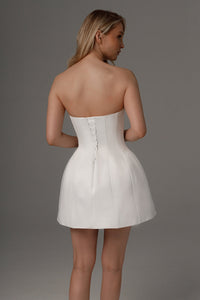 Satin Wedding Dress Steltella view 4