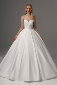 2 in 1 Wedding Dress With Detachable Skirt Protea view 1