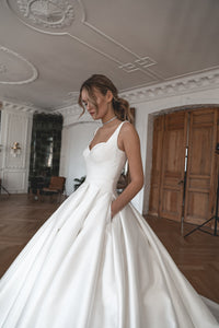 Classic Mikado Ball Gown Priscilla view 2