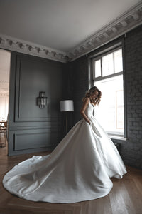 Classic Mikado Ball Gown Priscilla view 5