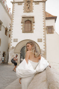 Taffeta Sleeves-Bow “Anneli” view 2