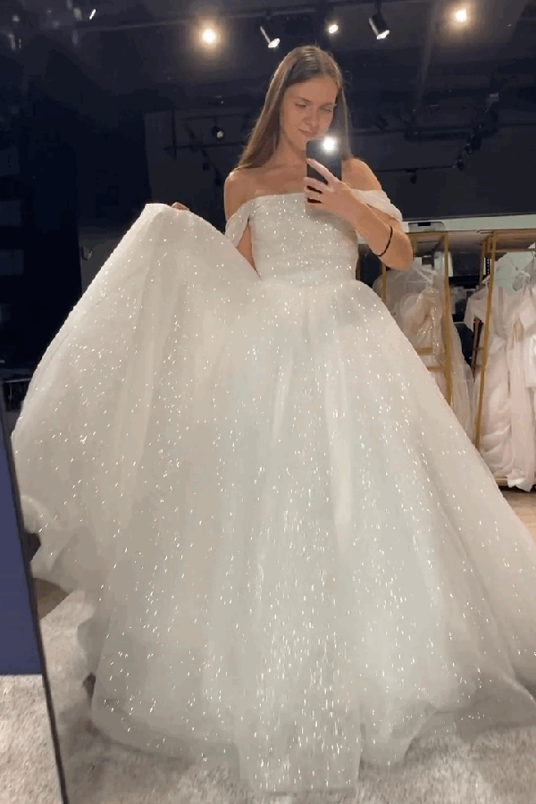 Sparkle Wedding Dress Nicole - VOLAKK