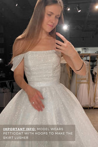 Sparkle Wedding Dress Nicole view 12