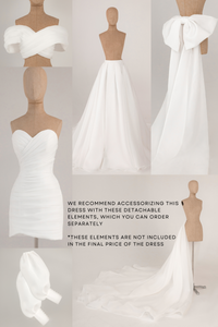 Organza Wedding Dress Audrey Mini view 3