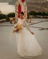 Lace A-line Wedding Dress Toba view 11
