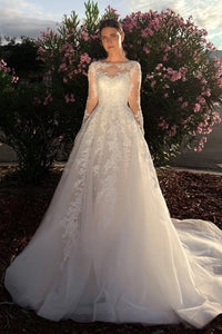 Lace A-line Dress Sakura view 1
