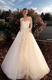 Lace A-line Dress Sakura view 5
