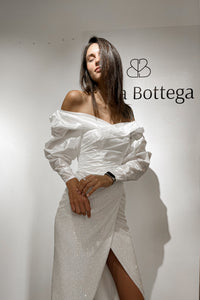 Taffeta Blouse Marthe with Long Sleeves | Ready-to-Ship view 10