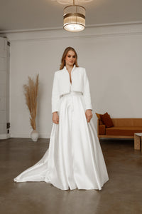 Light Ivory Jacket K - 068/2 | Ready-to-Ship view 8