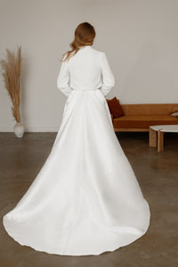Light Ivory Jacket K - 068/2 | Ready-to-Ship view 9