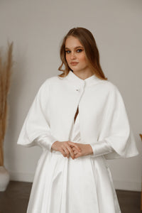 Light Ivory Cape K - 043 | Ready-to-Ship view 4