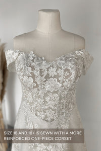 2 in 1 Wedding Dress Mitsis With Detachable Protea Skirt view 14