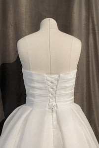 Organza Midi Wedding Dress Lamia view 11