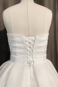 Organza Midi Wedding Dress Lamia view 12