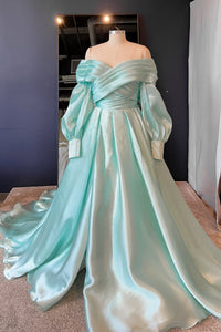 Aquamarine Wedding Dress Audrey view 4