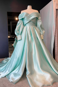 Aquamarine Wedding Dress Audrey view 2