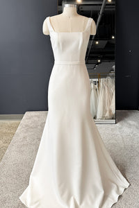 Plus Size Crepe Wedding Dress Jessica view 10