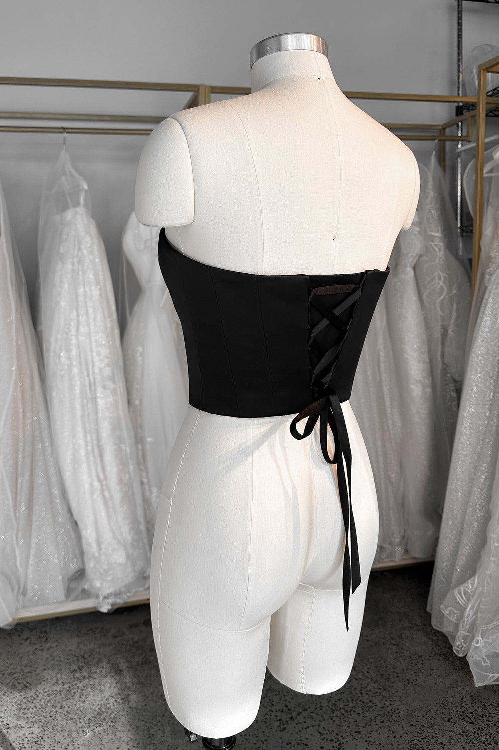 Black Corset details - VOLAKK
