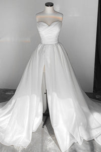 Light ivory Extra Convertible Wedding Dress Audrey (Basic dress + bolero + bow + detachable train) view 2