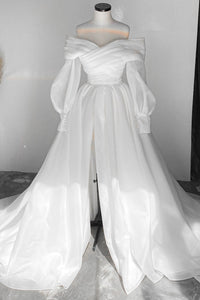 Light ivory Extra Convertible Wedding Dress Audrey (Basic dress + bolero + bow + detachable train) view 10