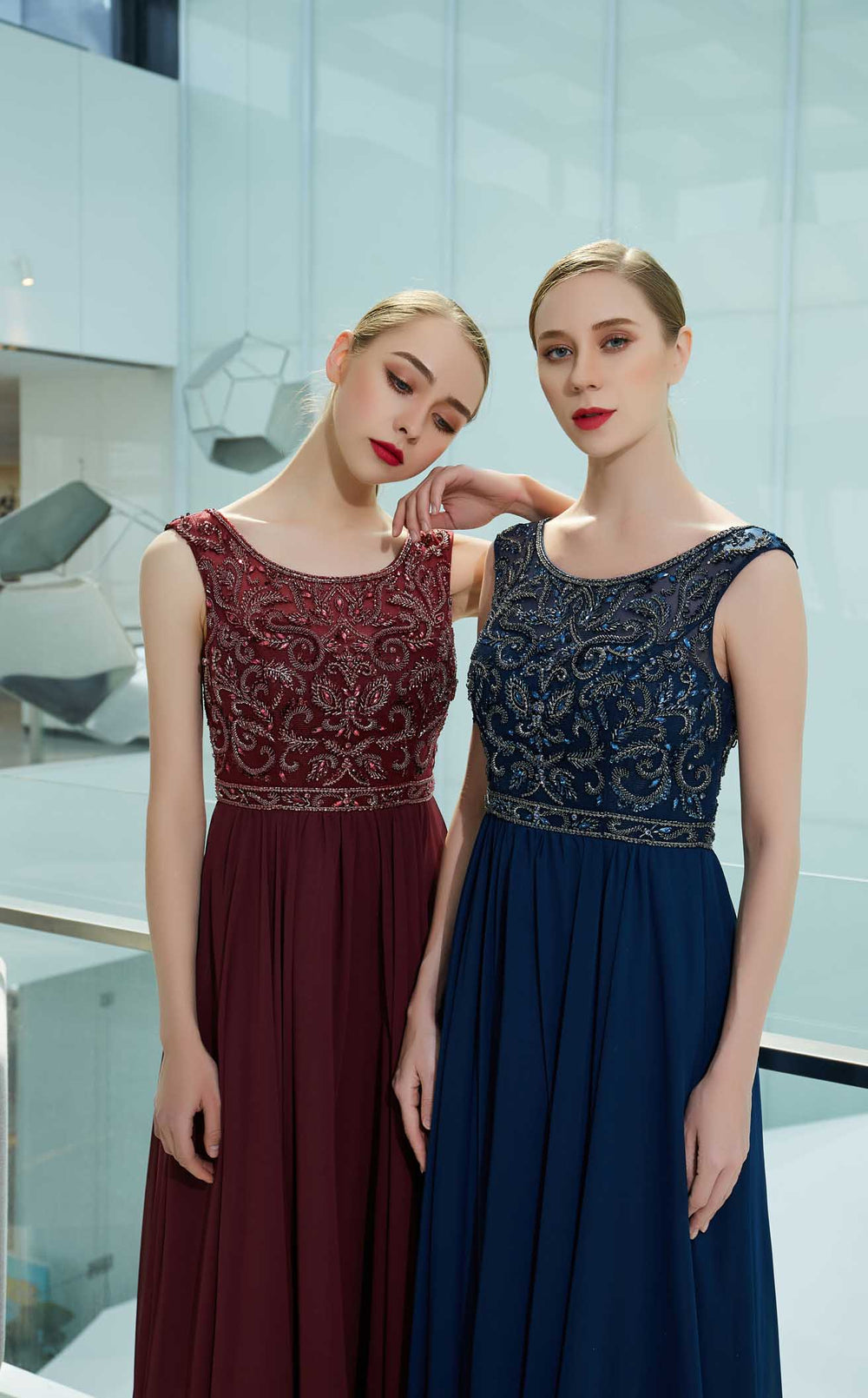 Exquisite Jadore J19017 Dress detail view - VOLAKK