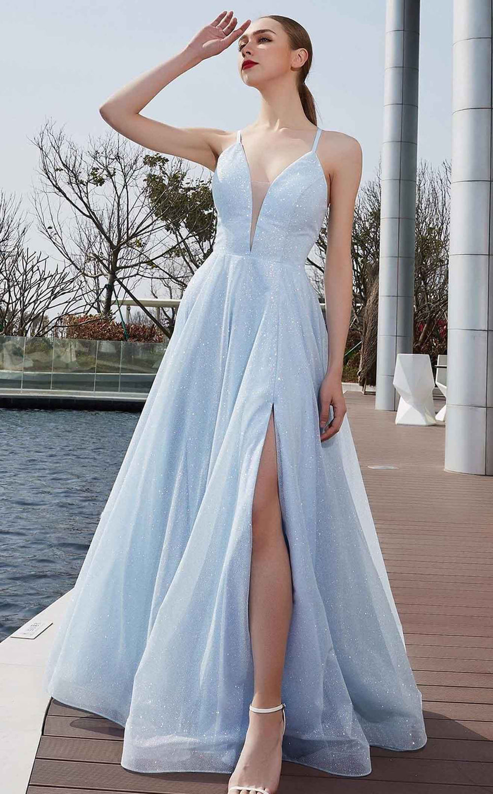 Exquisite Jadore J19015 Dress detail view - VOLAKK