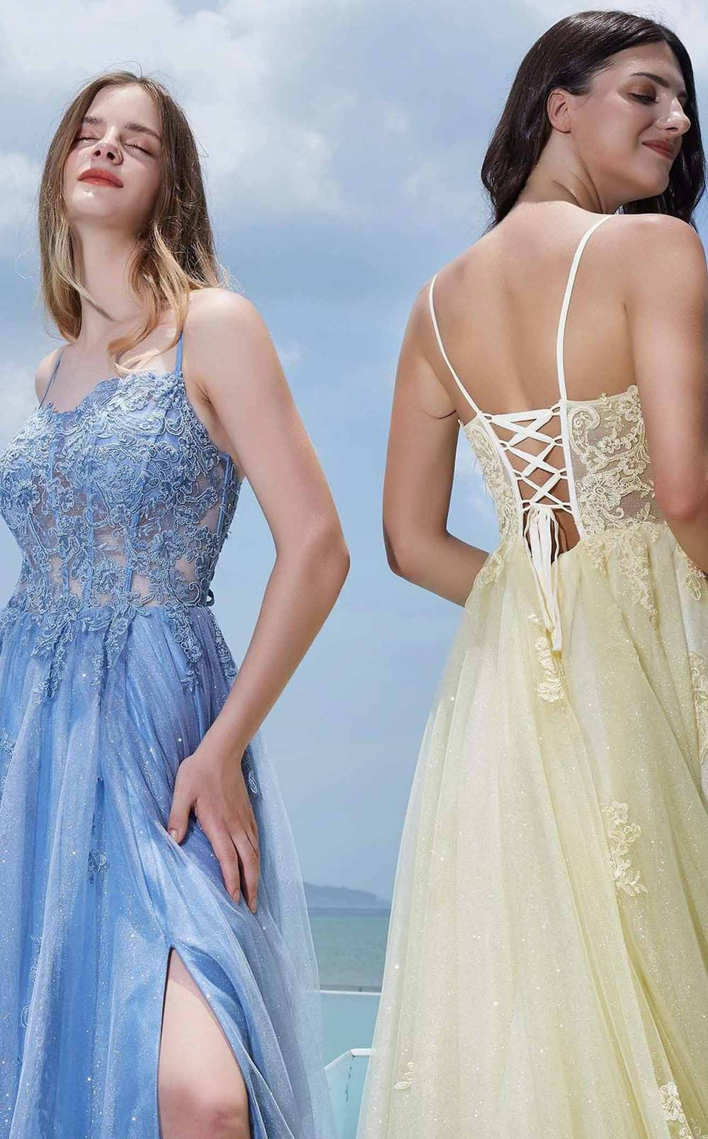 Exquisite Jadore J20006 Dress detail view - VOLAKK