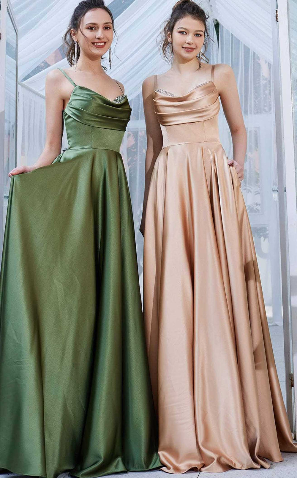 Exquisite Jadore J21030 Dress detail view - VOLAKK