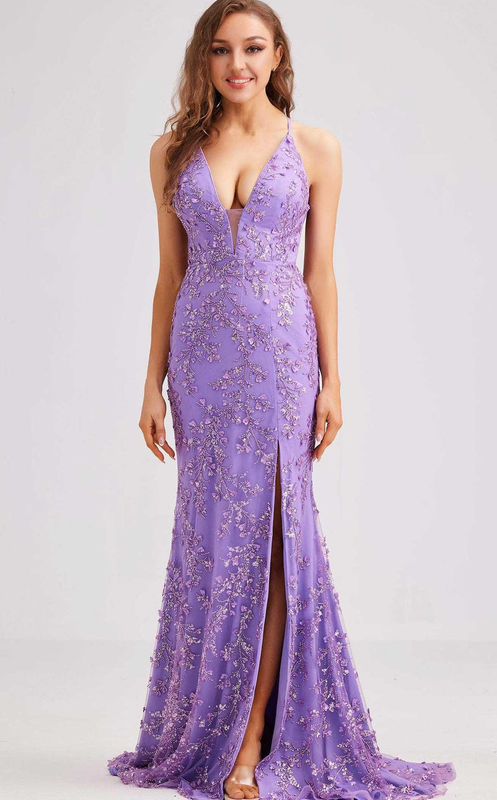 Exquisite Jadore J23036 Dress detail view - VOLAKK