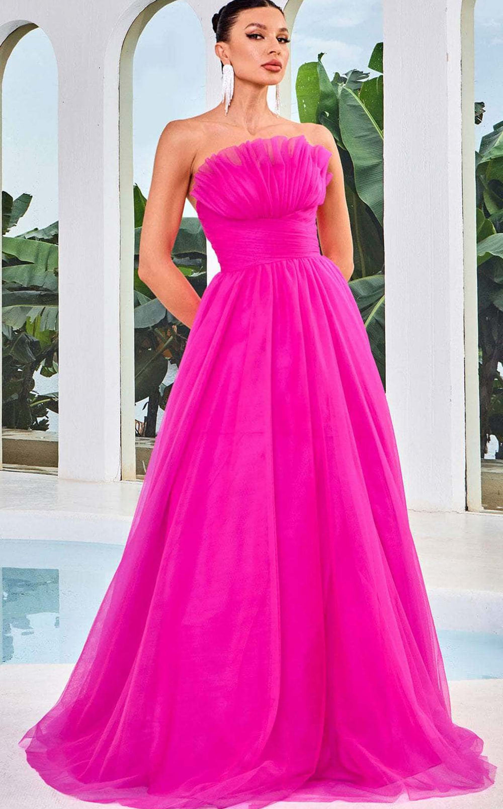 Exquisite Jadore J24003 Dress detail view - VOLAKK