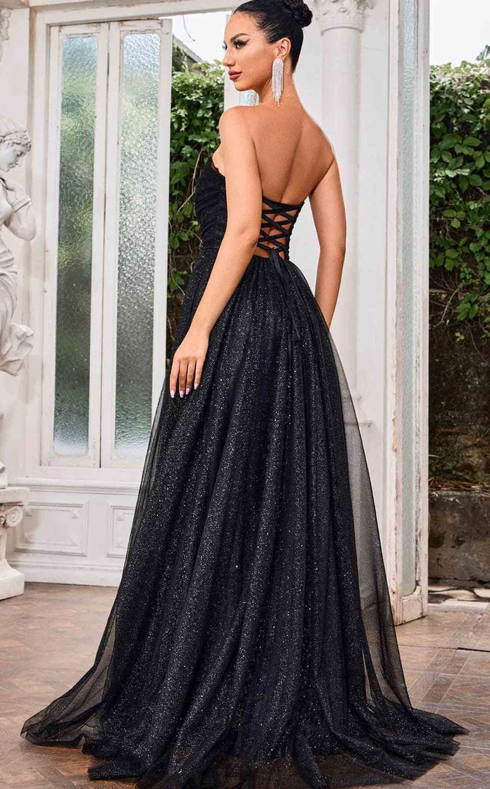 Exquisite Jadore J24004 Dress detail view - VOLAKK