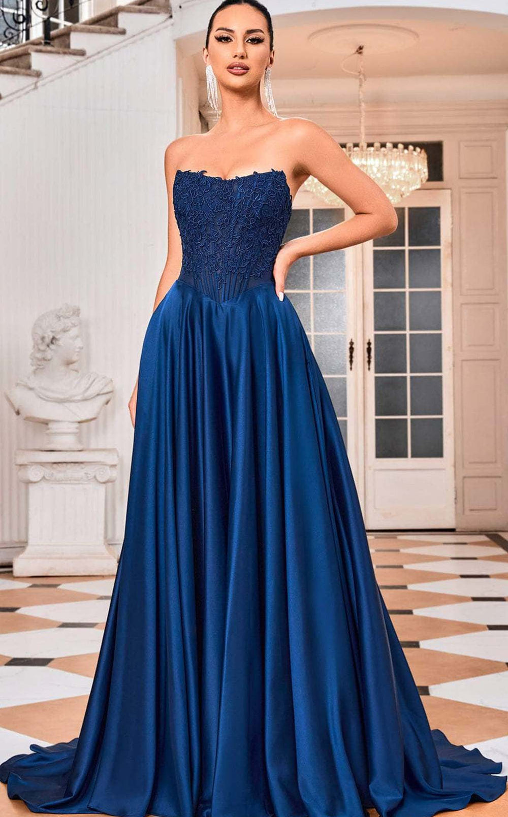Exquisite Jadore J24015 Dress detail view - VOLAKK