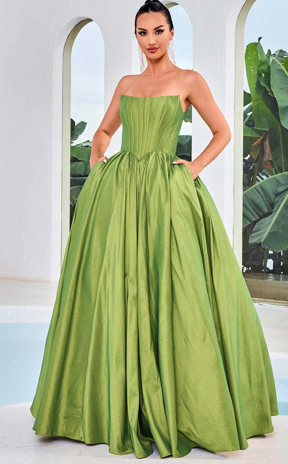 Exquisite Jadore J24033 Dress detail view - VOLAKK