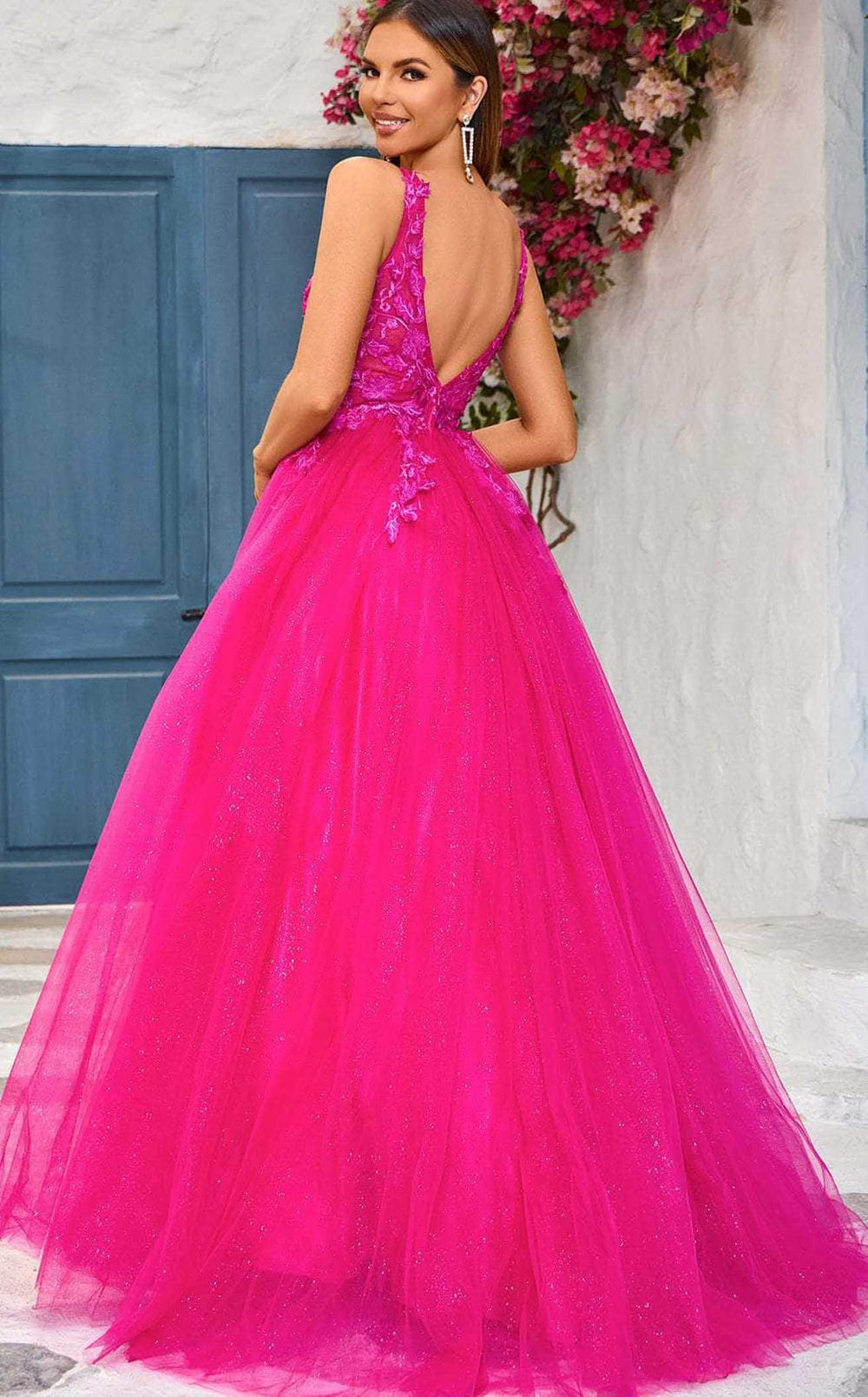 Exquisite Jadore J25028 Dress detail view - VOLAKK