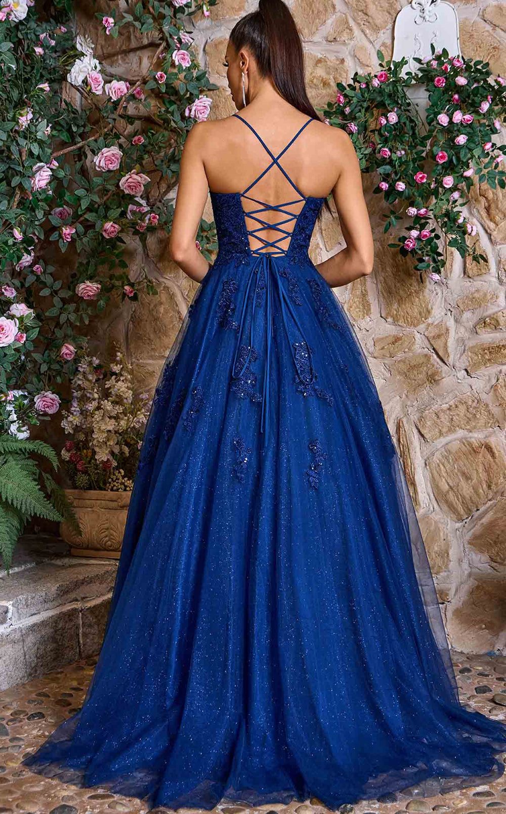 Exquisite Jadore J26010 Dress detail view - VOLAKK