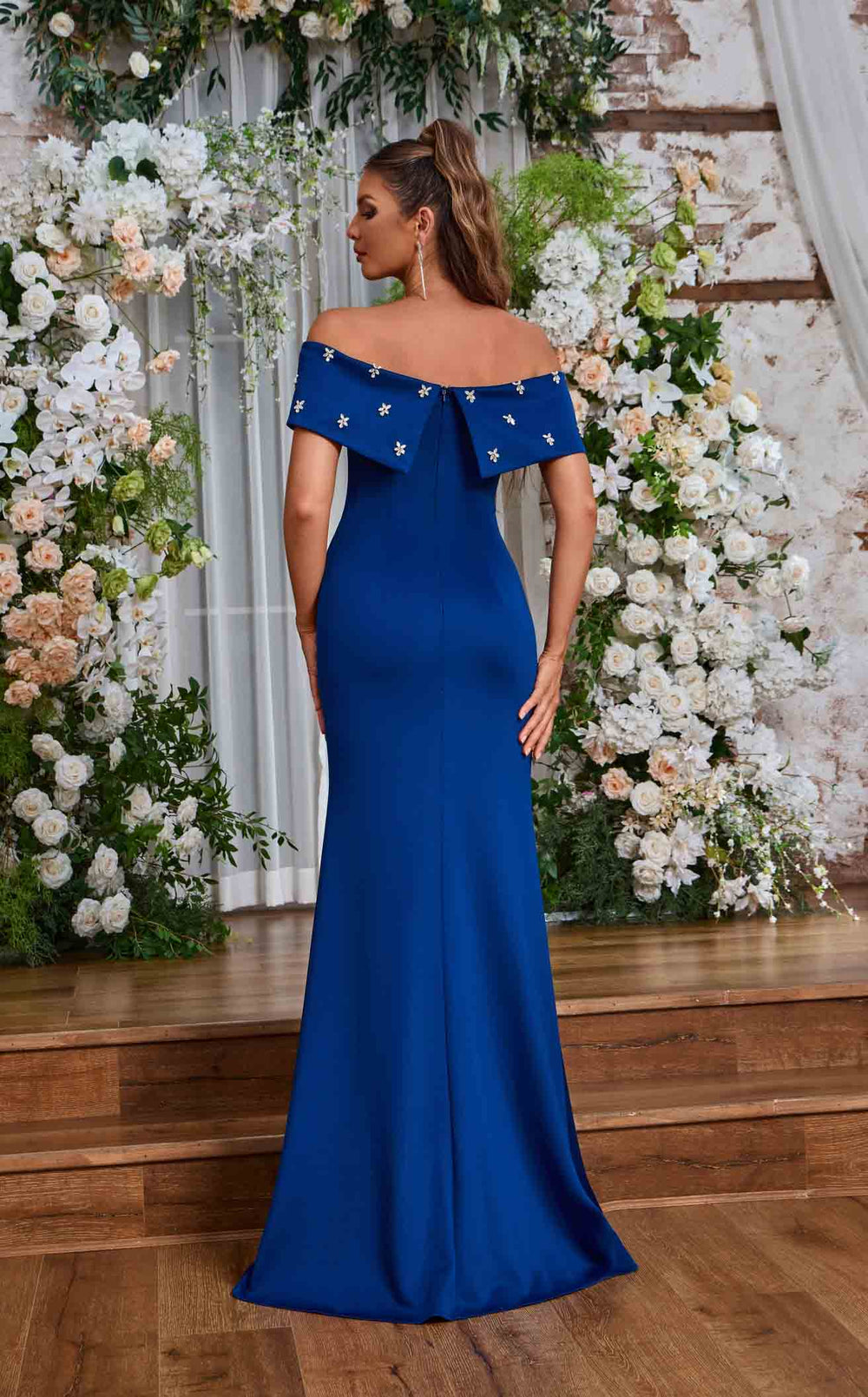 Exquisite Jadore JM307 Dress detail view - VOLAKK