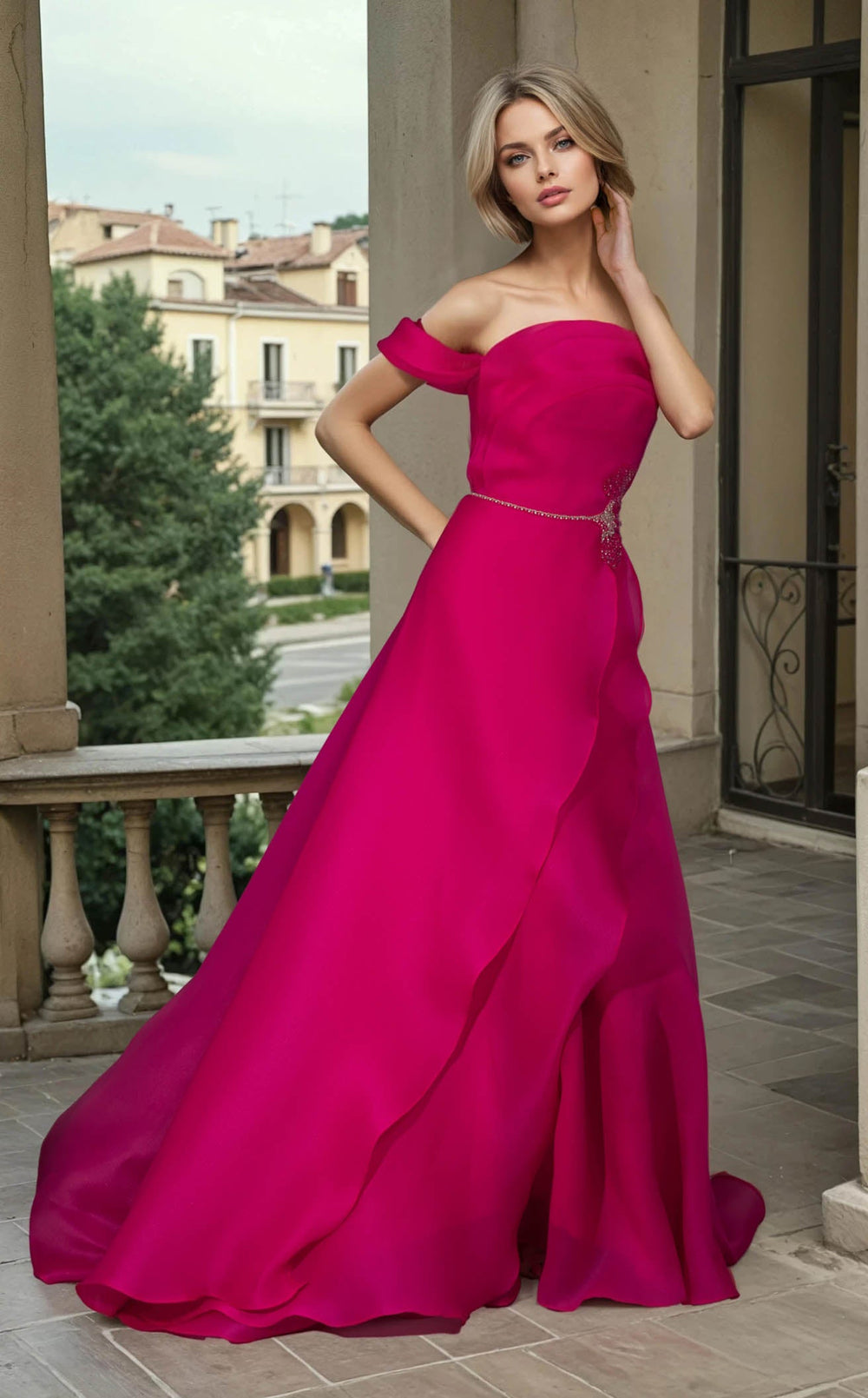 Exquisite Janique 2607 Dress detail view - VOLAKK