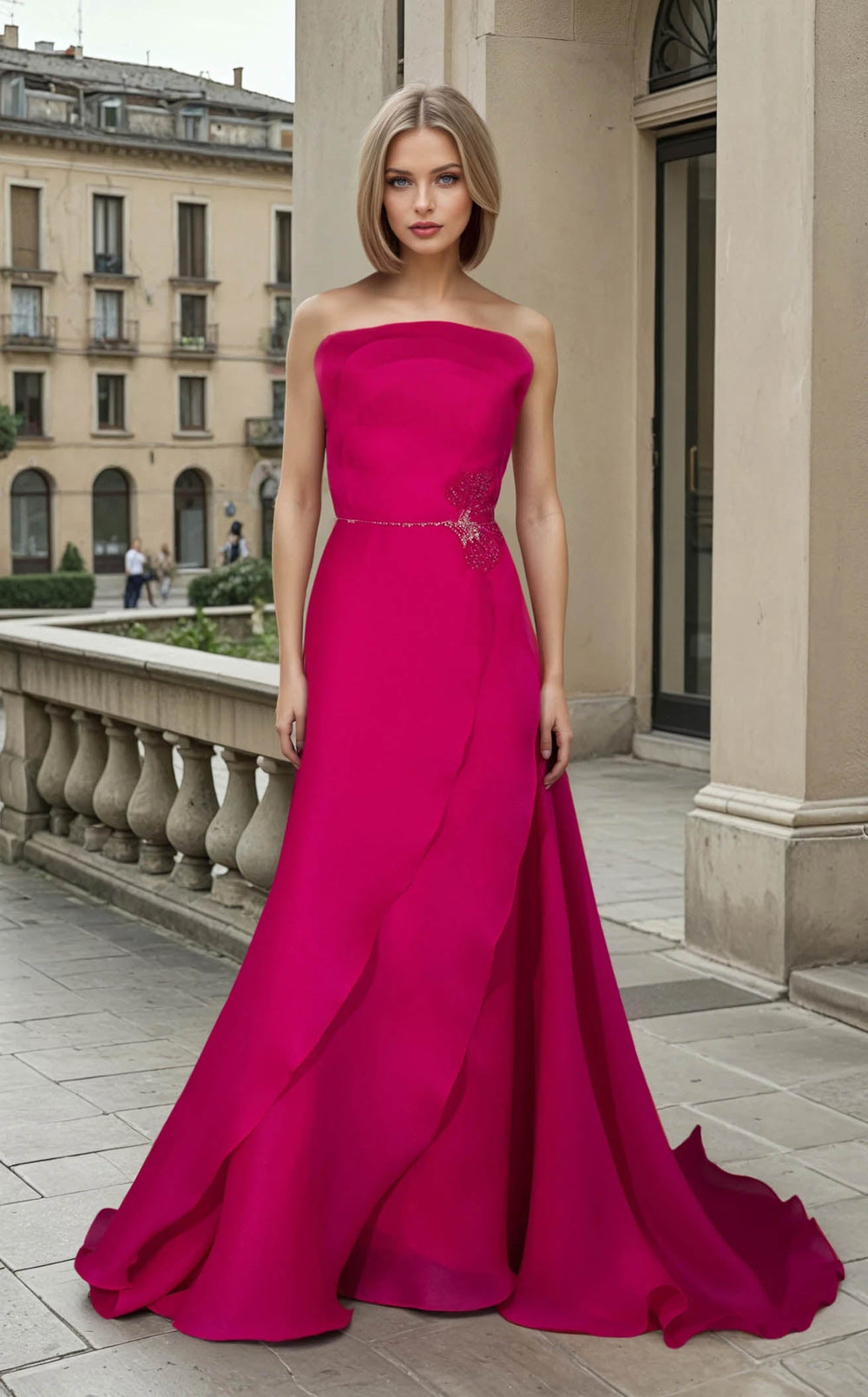 Janique 2607 Dress details - VOLAKK