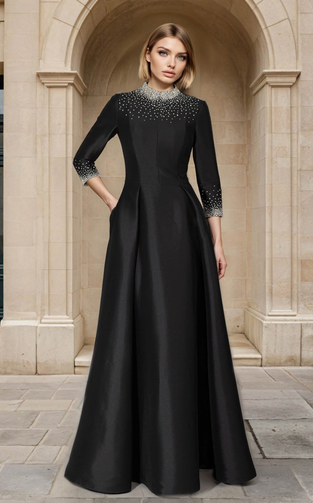 Exquisite Janique 2612 Dress detail view - VOLAKK