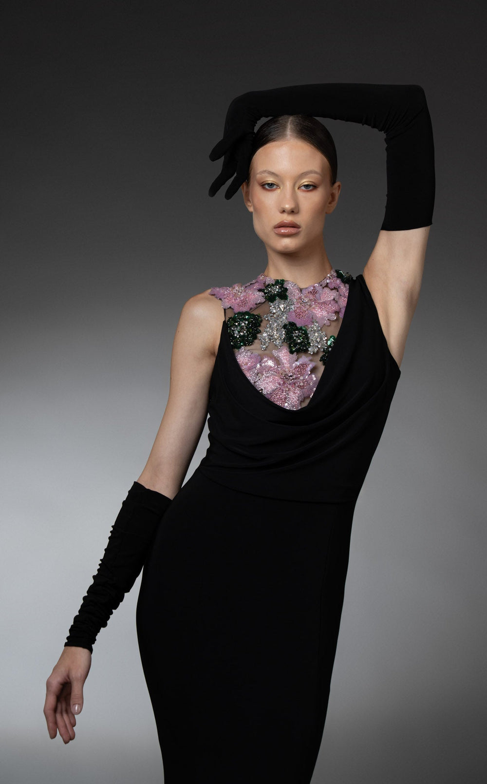 Exquisite Jean Louis Sabaji 600178 Dress detail view - VOLAKK